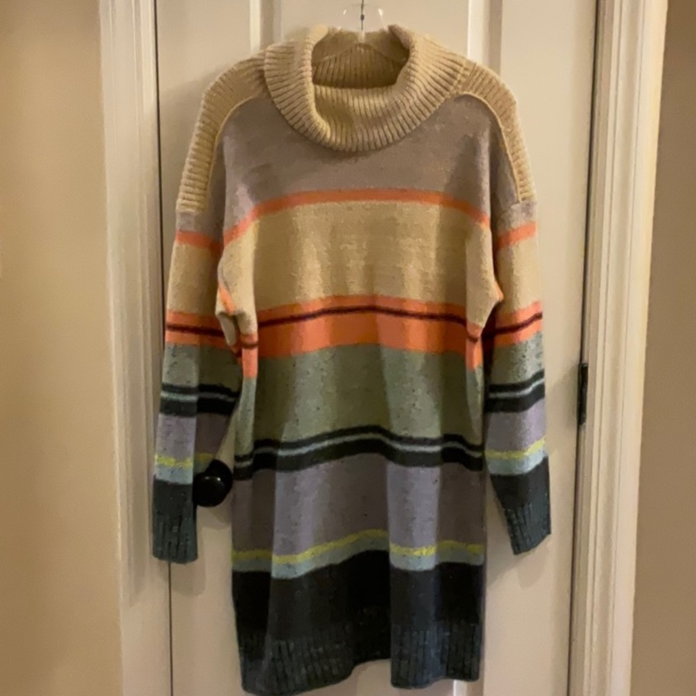 Anthropologie - Daily Practice Turtleneck Sweater Dress